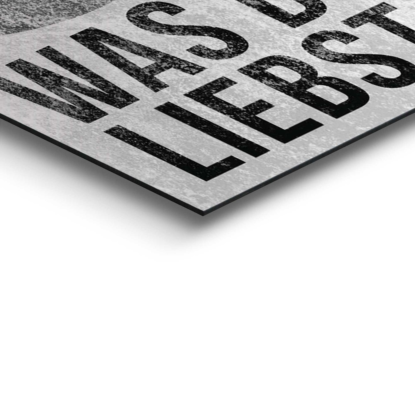 Wandbild Was du liebst90x30