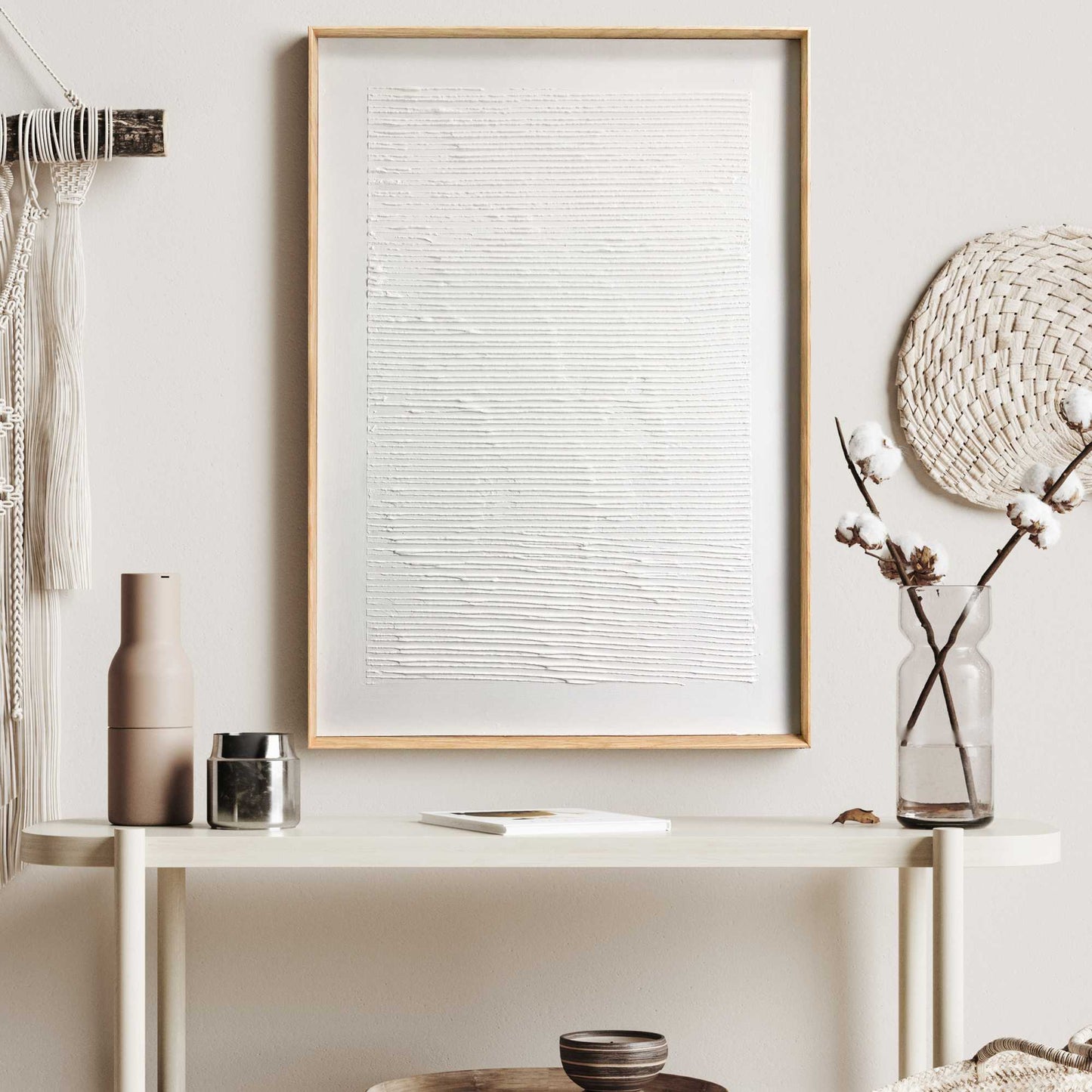 Relief Wandbild Lesen 70x50
