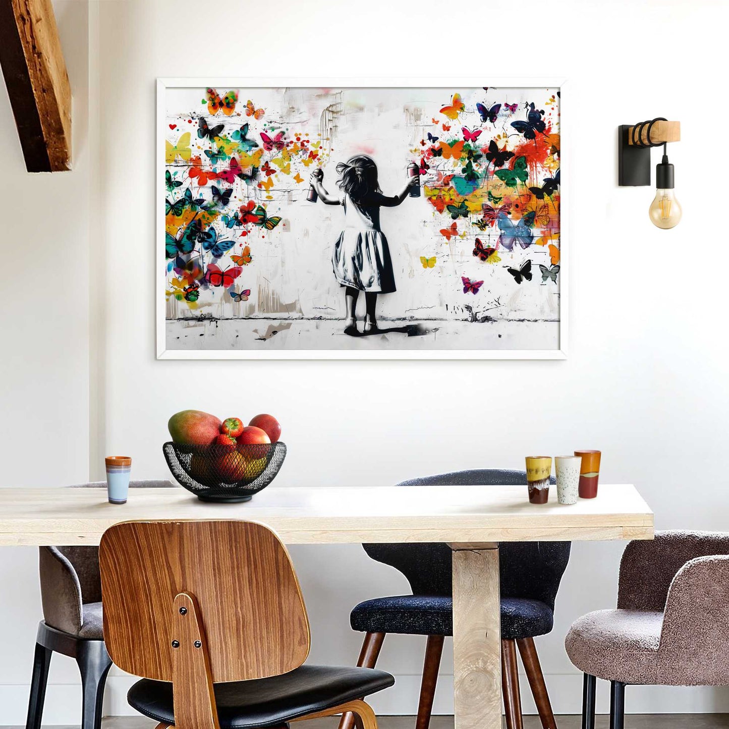 Bilderrahmen Poster 61x91,5 und 50x70 Weiß
