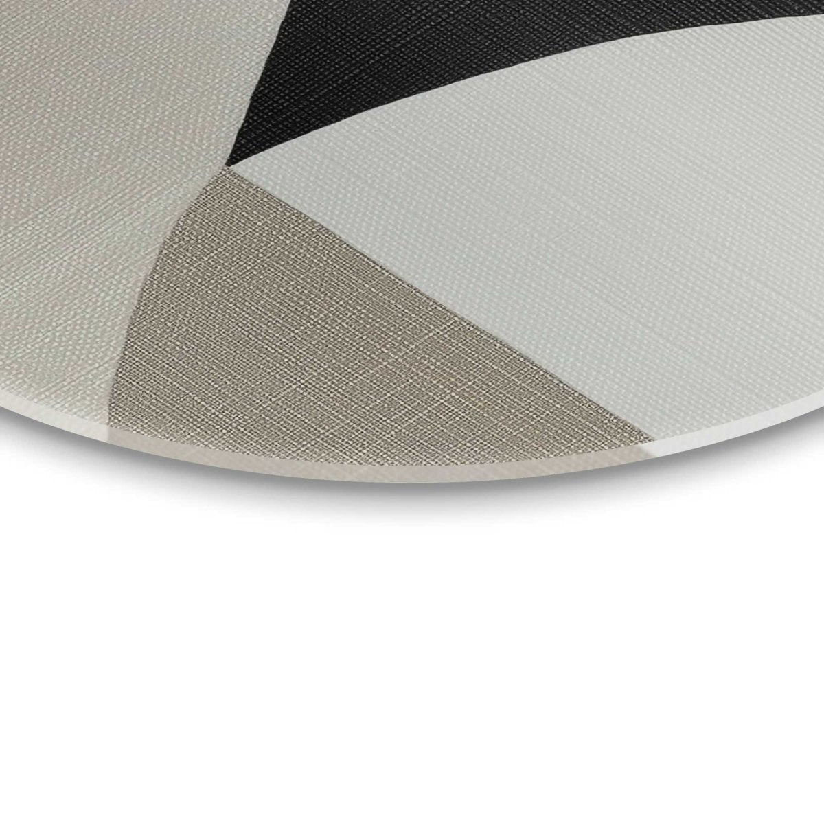 Glasschilderij Abstracte sfeer I 50 Rond - Reinders