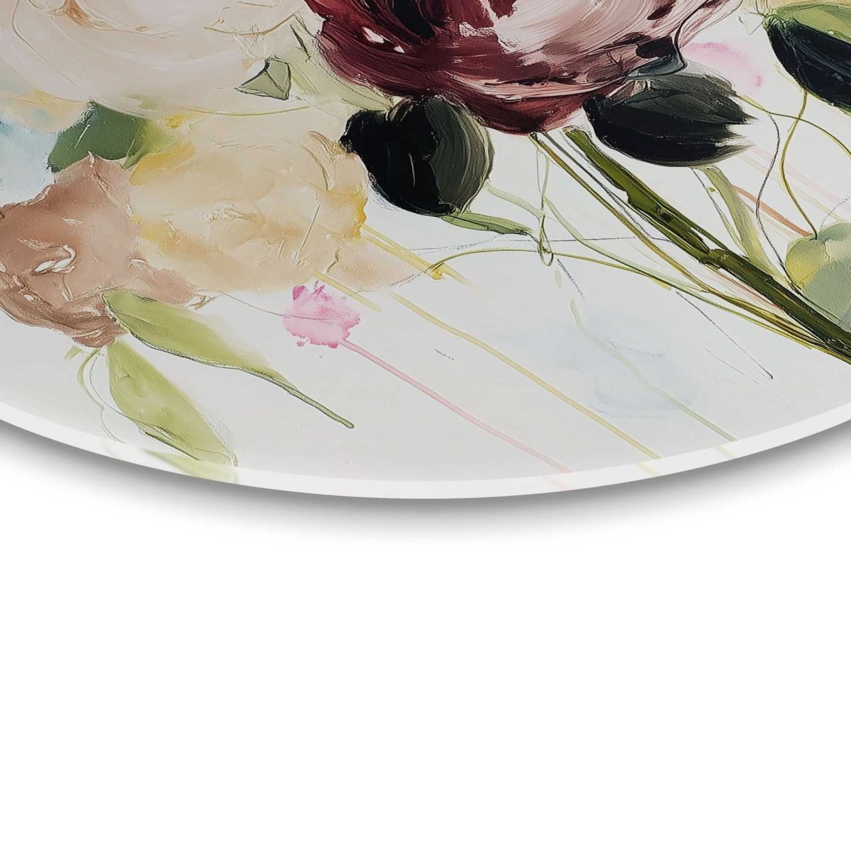 Glasschilderij Herfstboeket II 50 Rond - Reinders