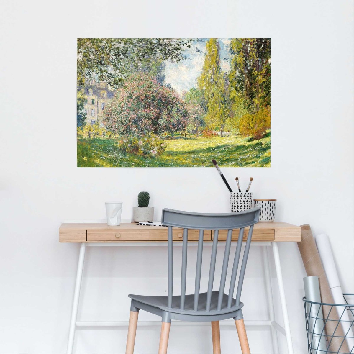 Poster Claude Monet - parc Monceau 61x91,5 - Reinders