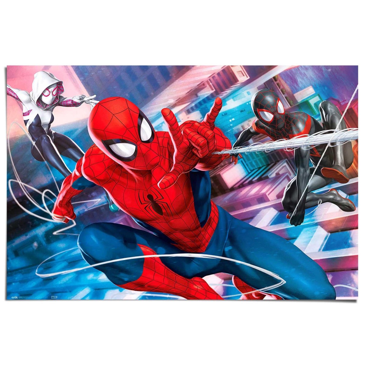Poster Marvel Spiderman - Peter, Miles & Gwen 61x91,5 - Reinders