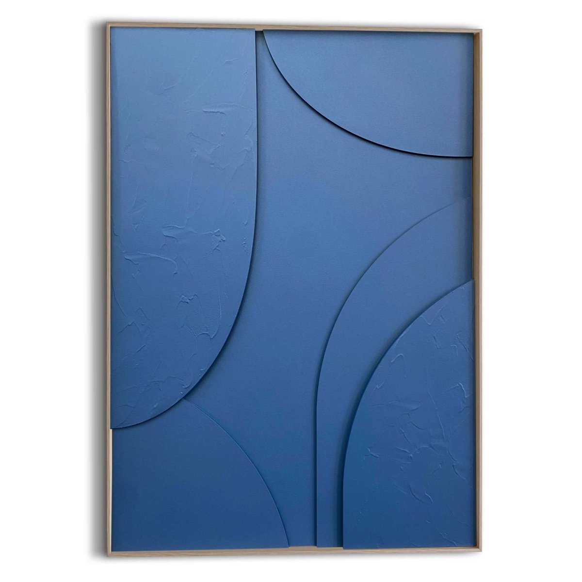 Schilderij 3D Art Blauwe Balans 70x50 - Reliëf Art - Reinders