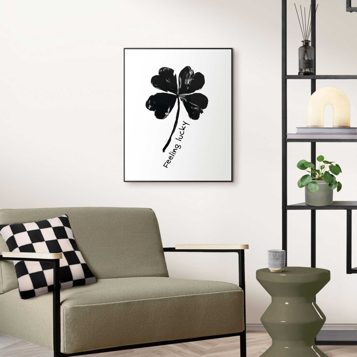 Schilderij Feeling Lucky 50x40 - Reinders