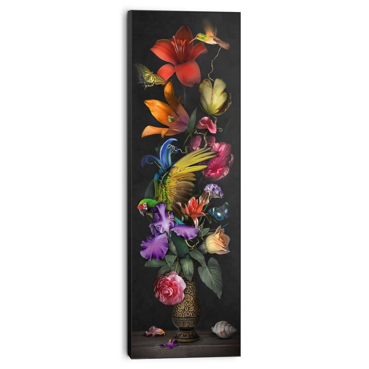 Schilderij Flower Portrait 156x52 - Reinders