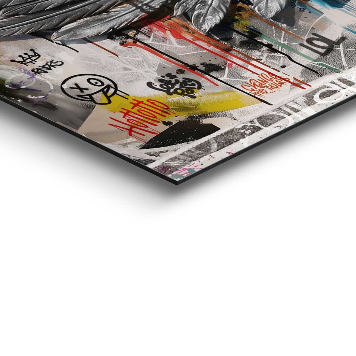 Schilderij Graffiti engel 30x90 - Reinders
