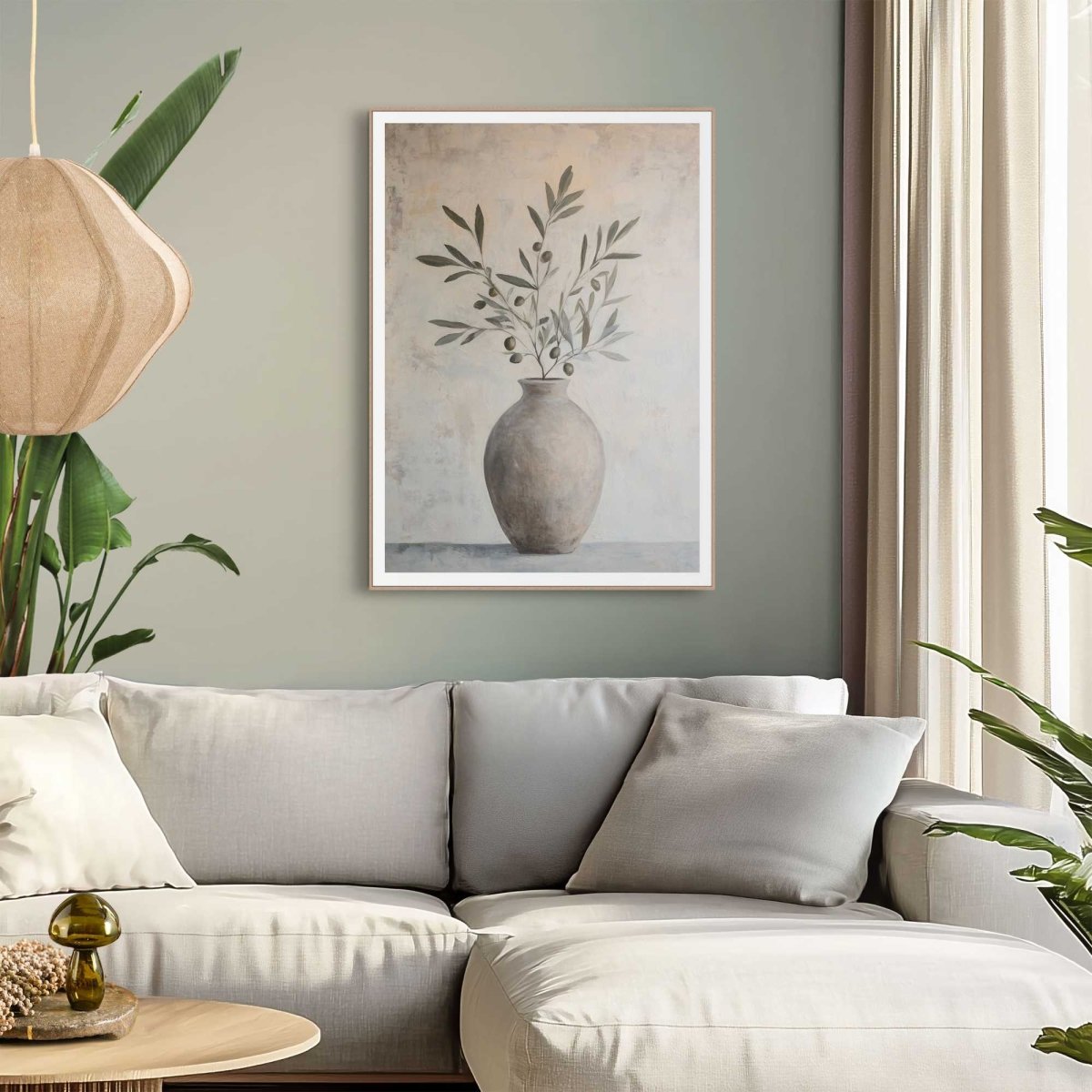 Schilderij Olijven op Vaas 70x50 - Reinders