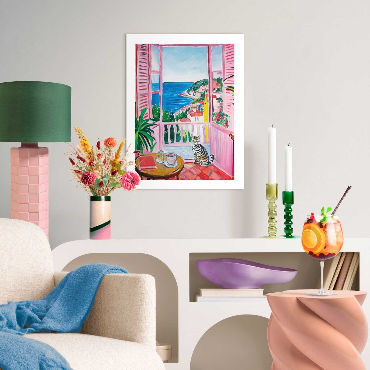 Schilderij Summer Holiday 40x30 - Reinders
