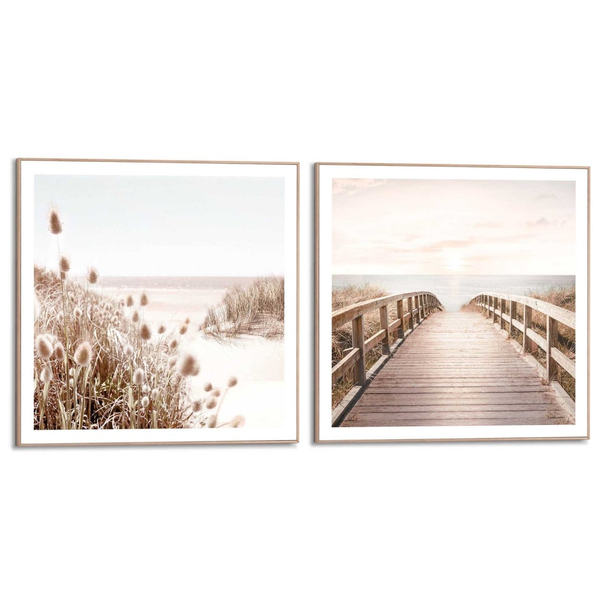 Schilderijen set Strand 50x50 - Reinders