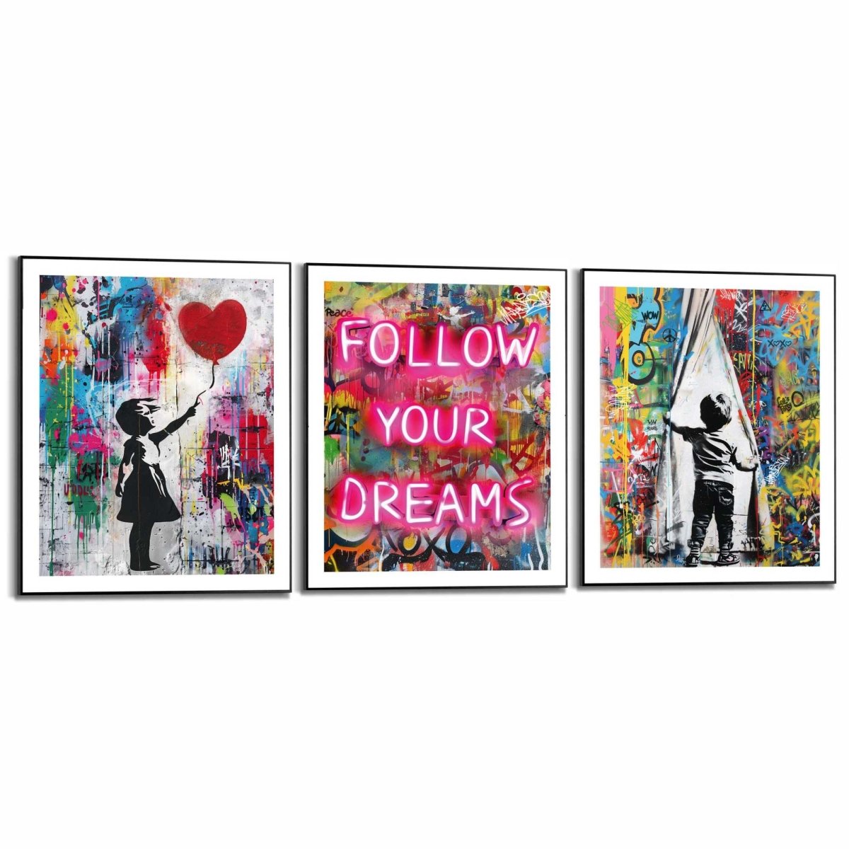 Schilderijen set Street Art 50x40 - Reinders