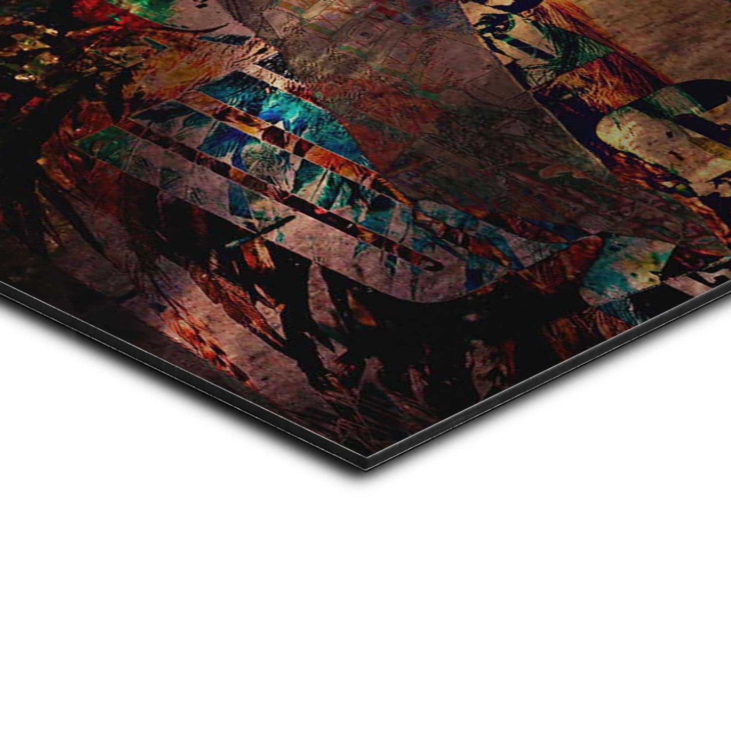 Alu-Dibond Abstraktes Porträt 70x50