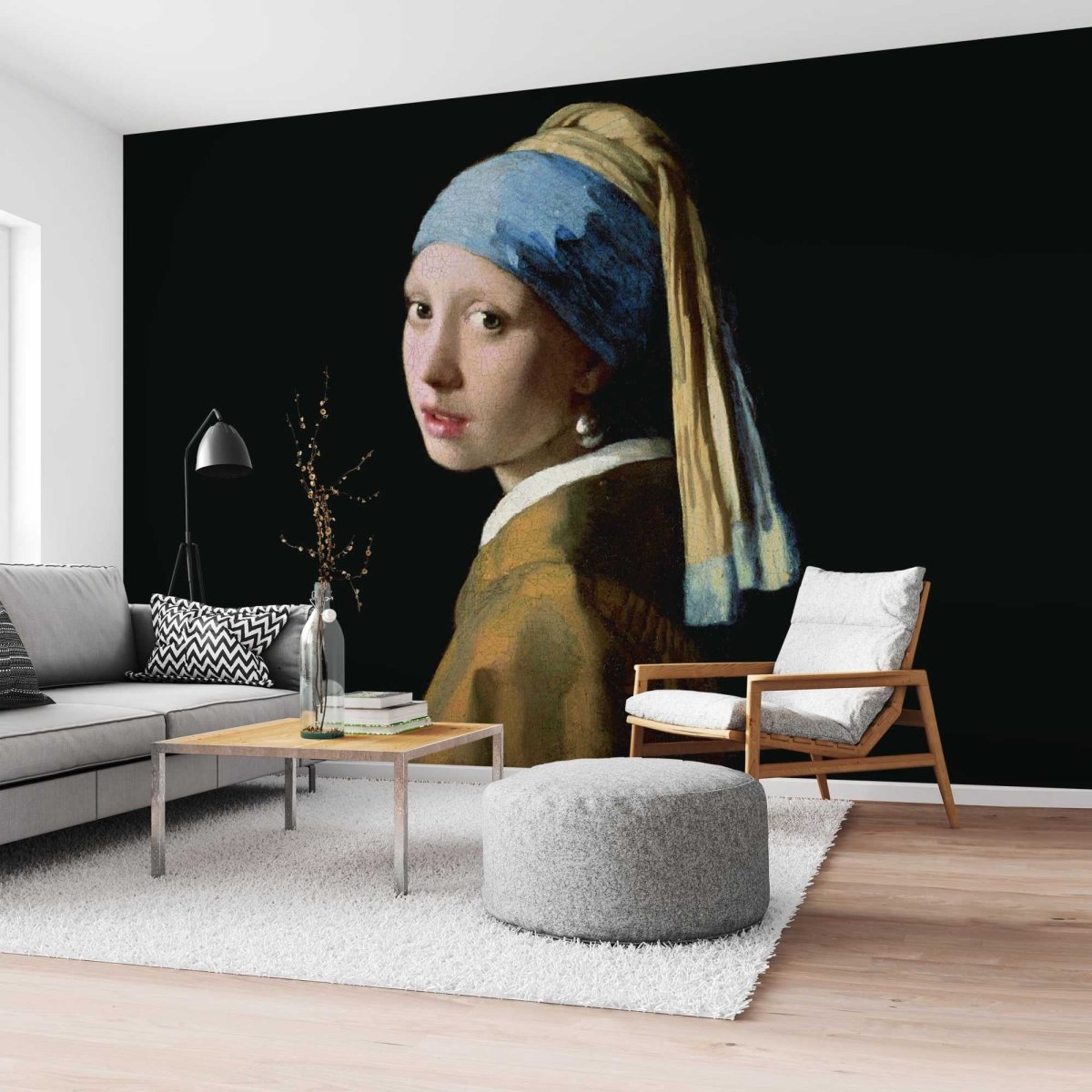 Fotobehang Vermeer Meisje met de parel 260x384 - Reinders