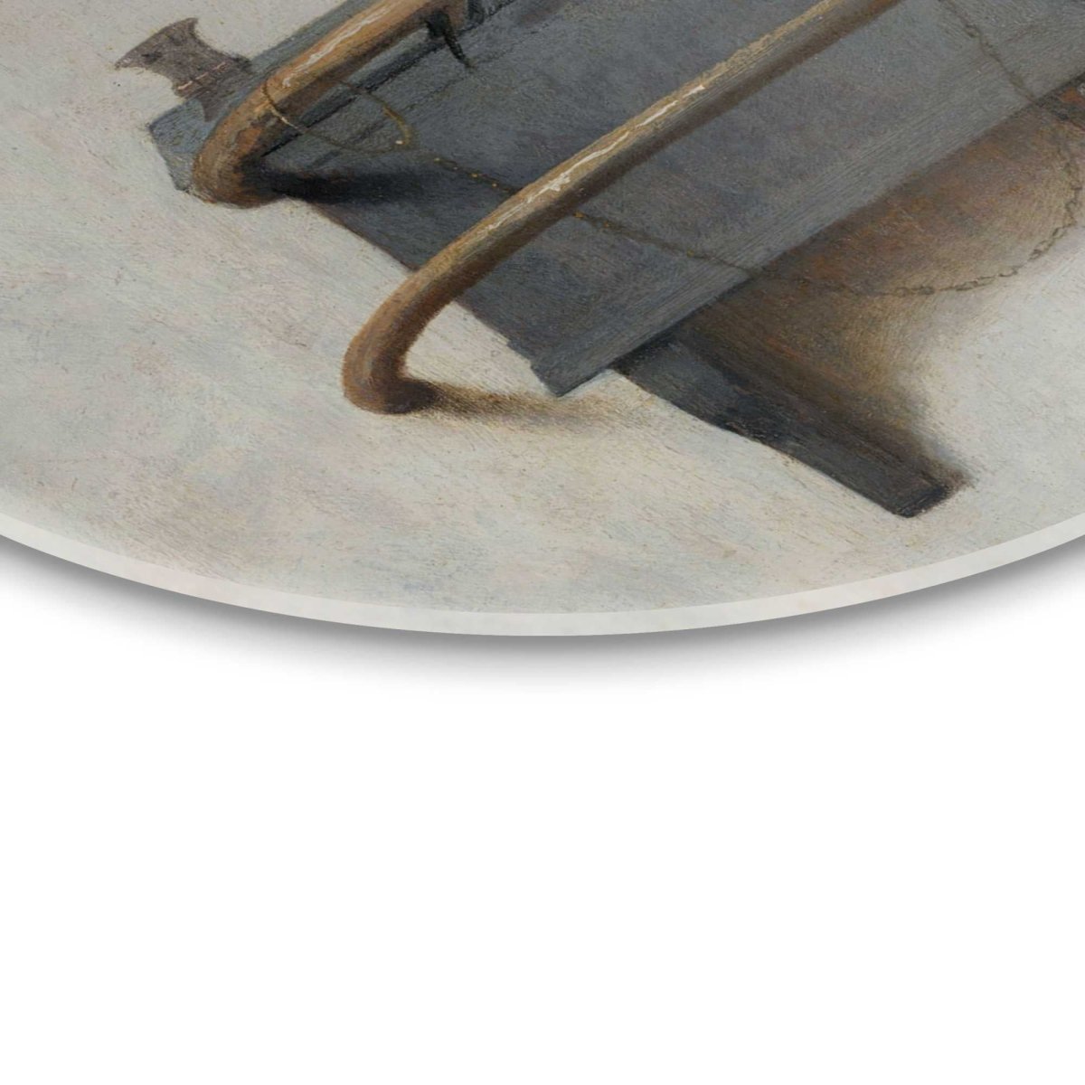 Glasschilderij Carel Fabritius Het Puttertje 50 Rond - Reinders