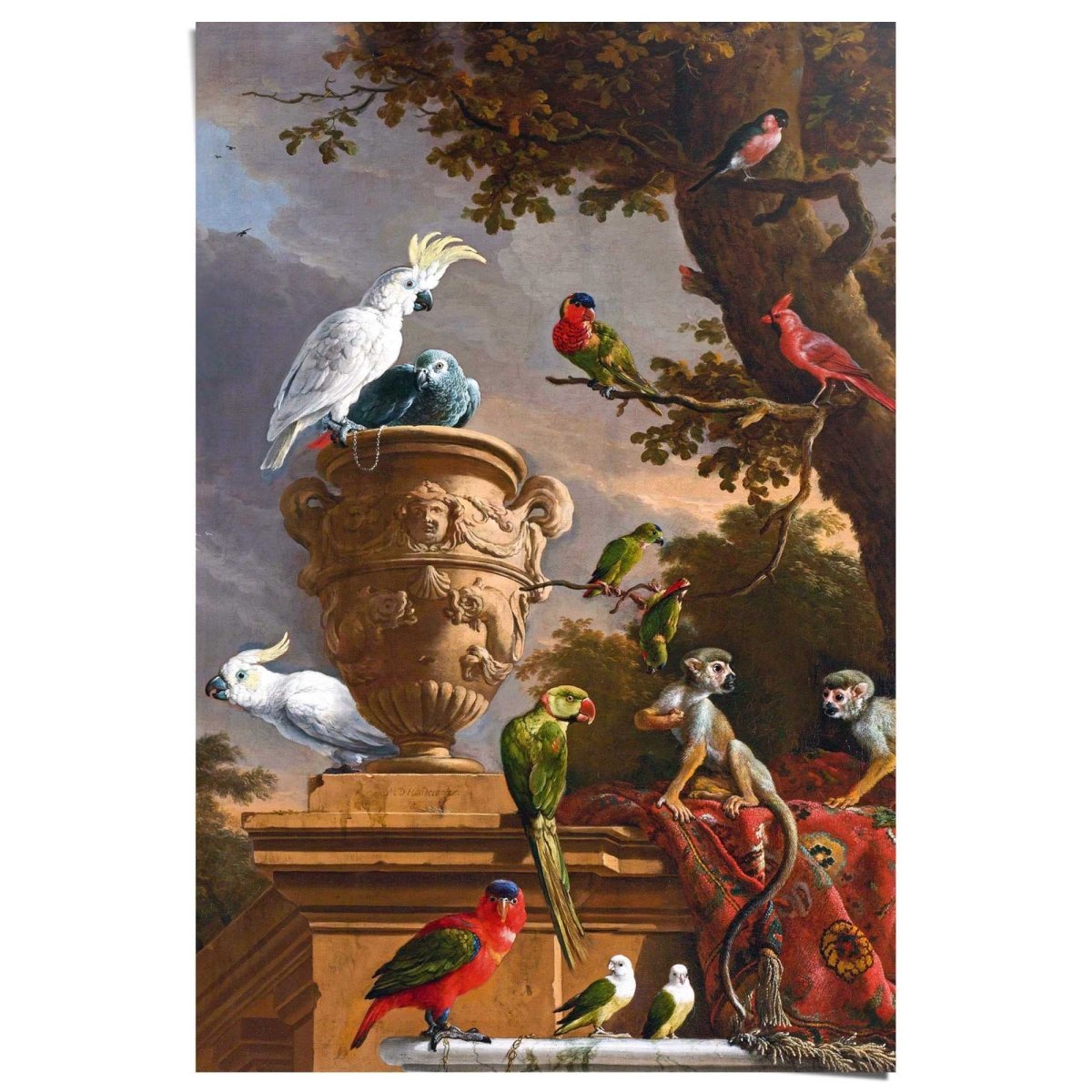 Poster d´Hondecoeter Melchior d´Hondecoeter 91,5x61 - Reinders