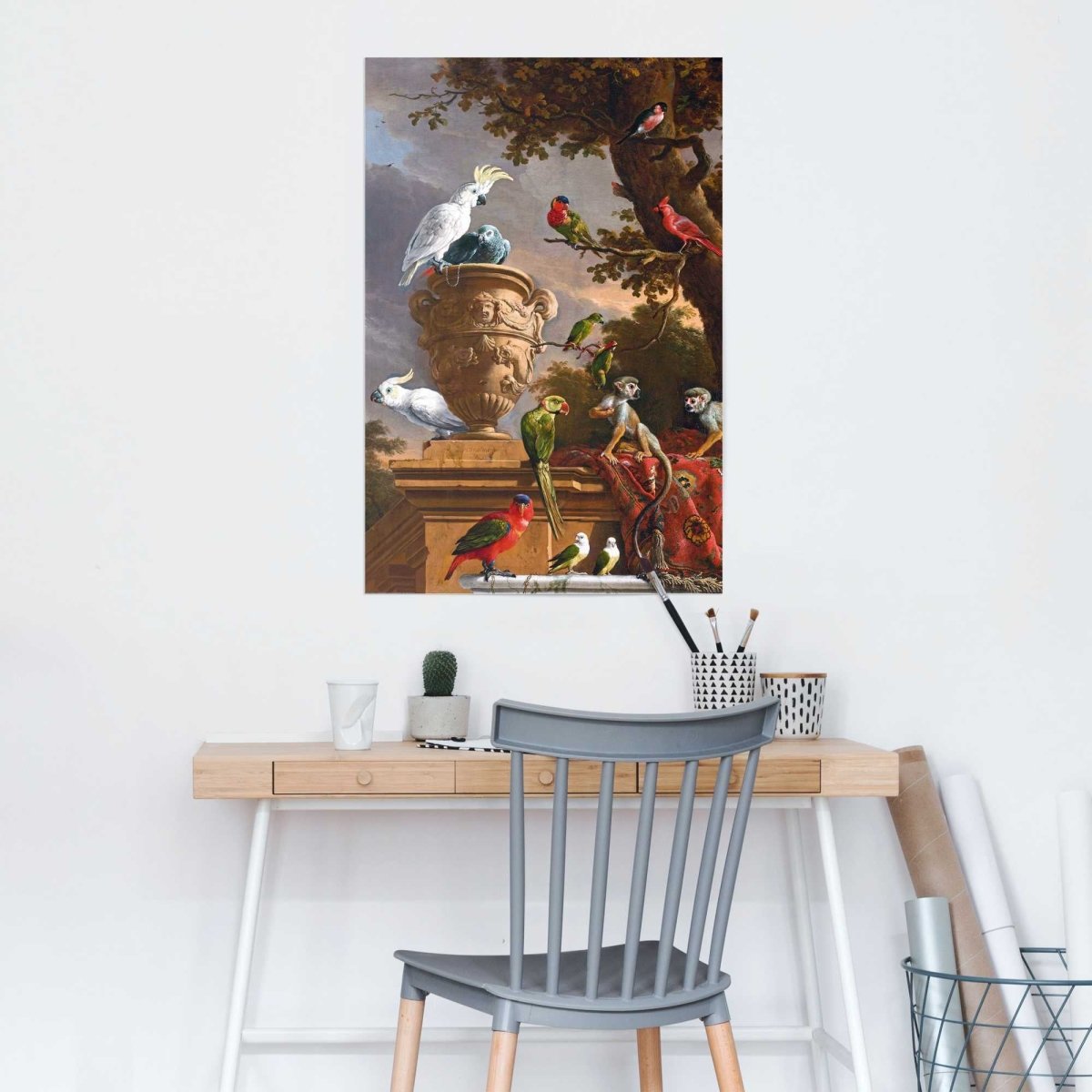 Poster d´Hondecoeter Melchior d´Hondecoeter 91,5x61 - Reinders