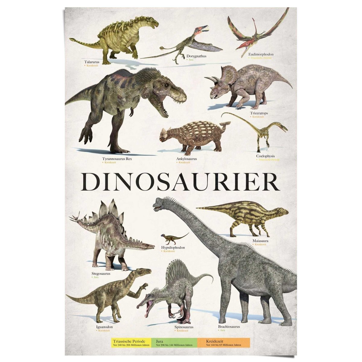 Poster Dino's 91,5x61 - Reinders