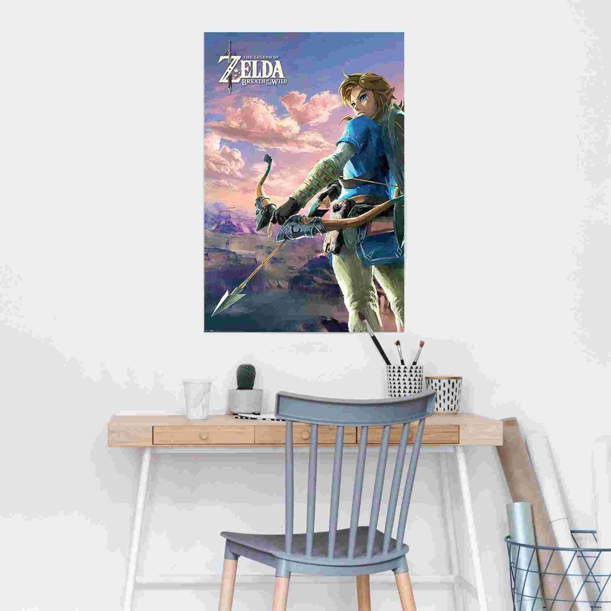 Poster Zelda Breath Of The Wild - hyrule scene landscape 91,5x61 - Reinders