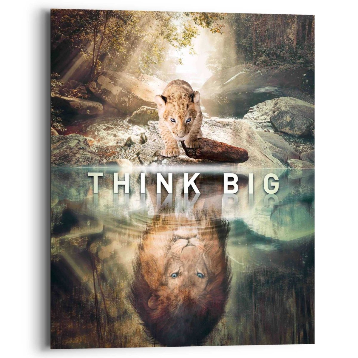 Schilderij Believe in yourself 50x40 - Reinders