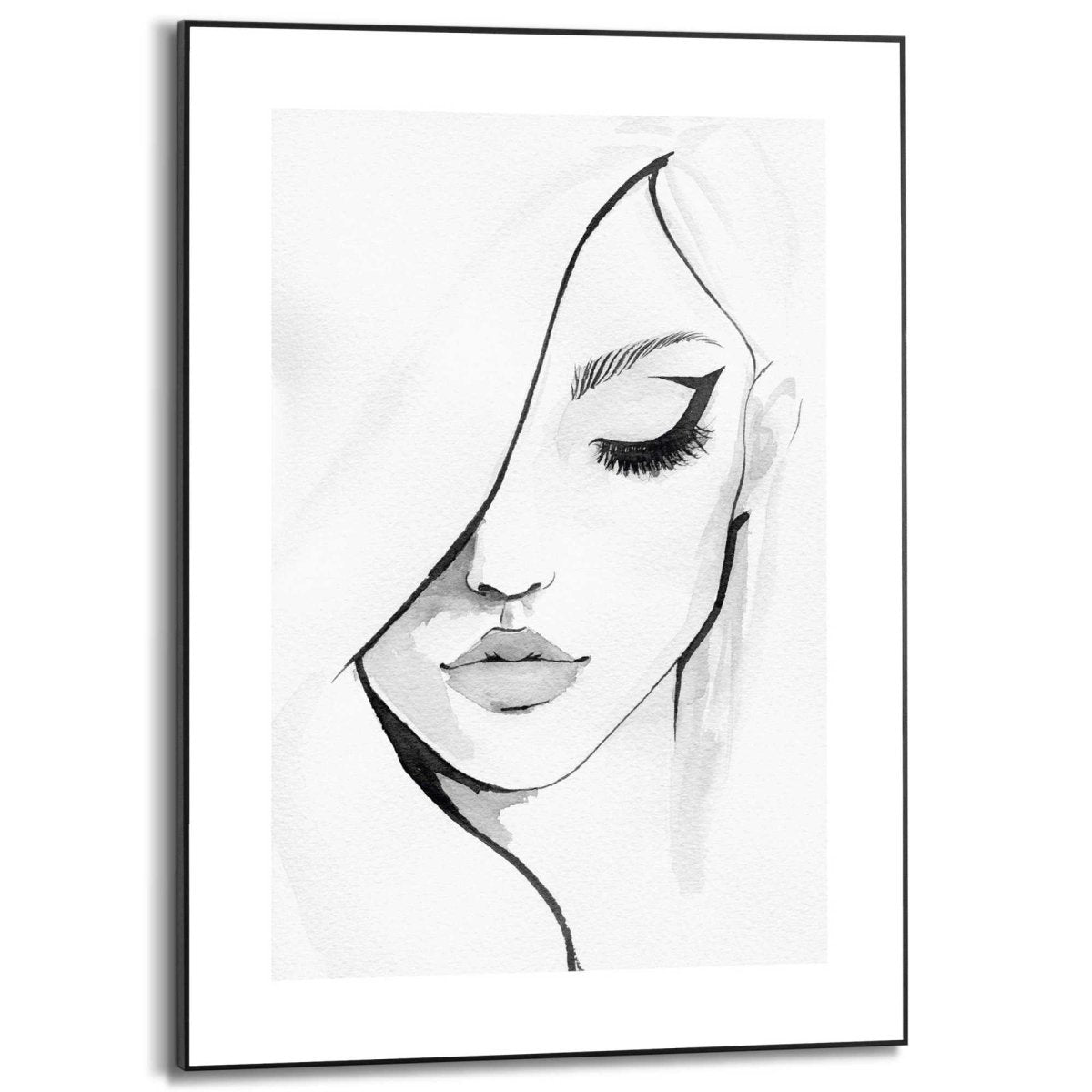 Schilderij Gezicht 70x50 - Reinders