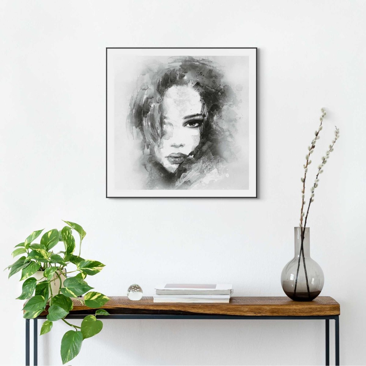 Schilderij Vrouw 50x50 - Reinders