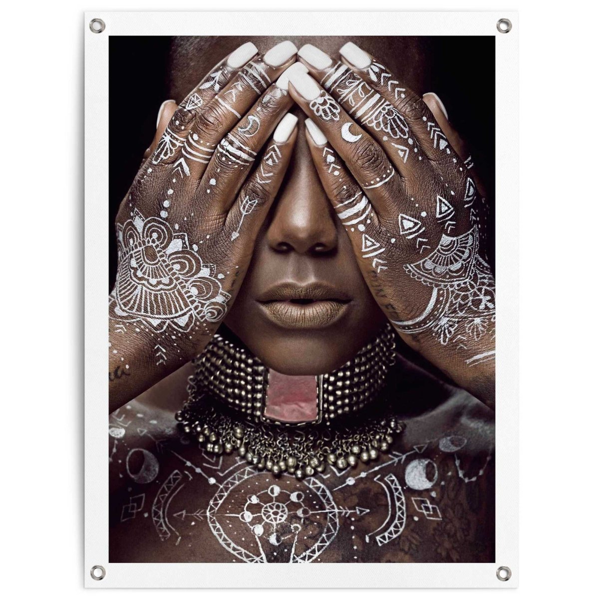 Tuinposter Afrikaanse Vrouw 80x60 - Reinders
