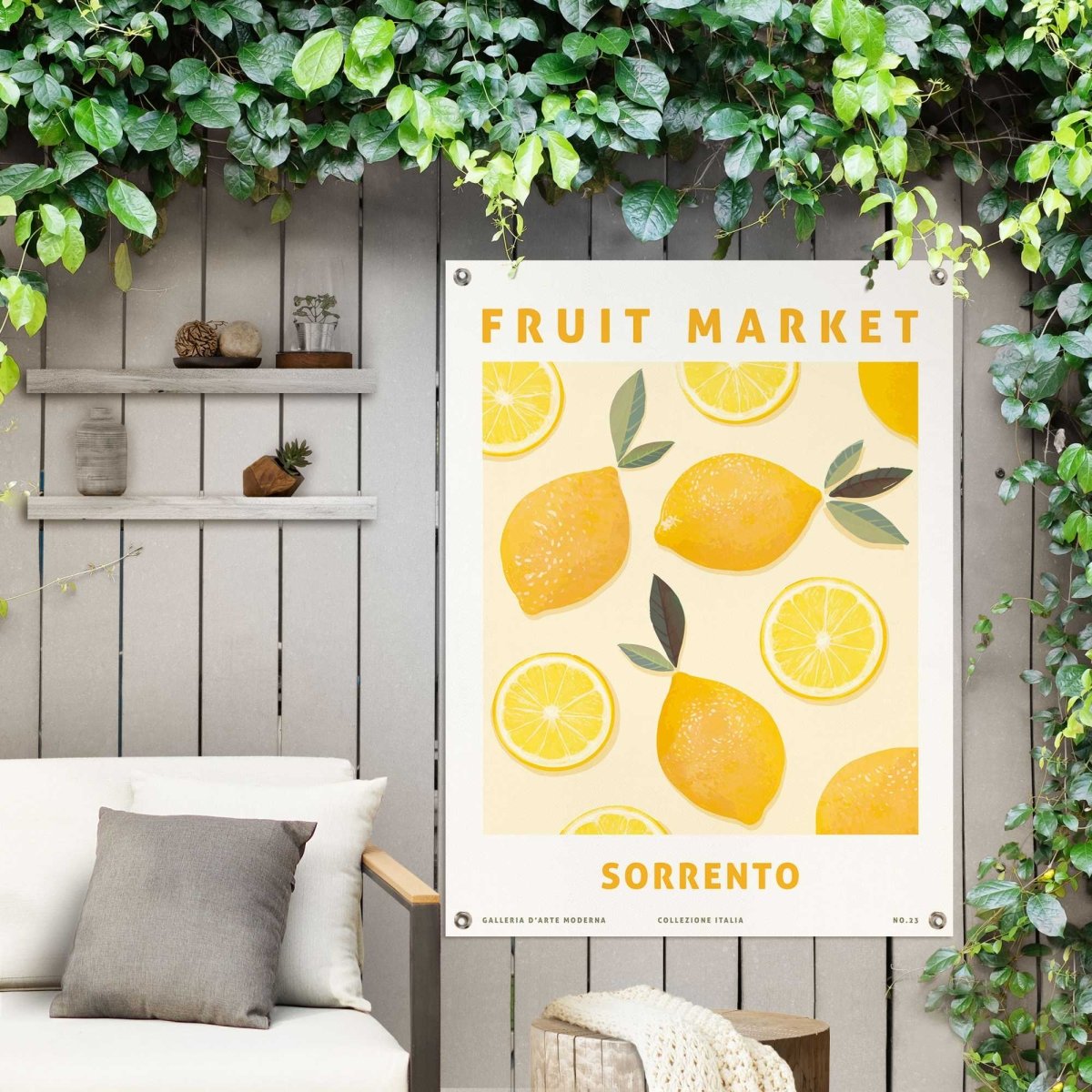 Tuinposter Lemons 80x60 - Reinders