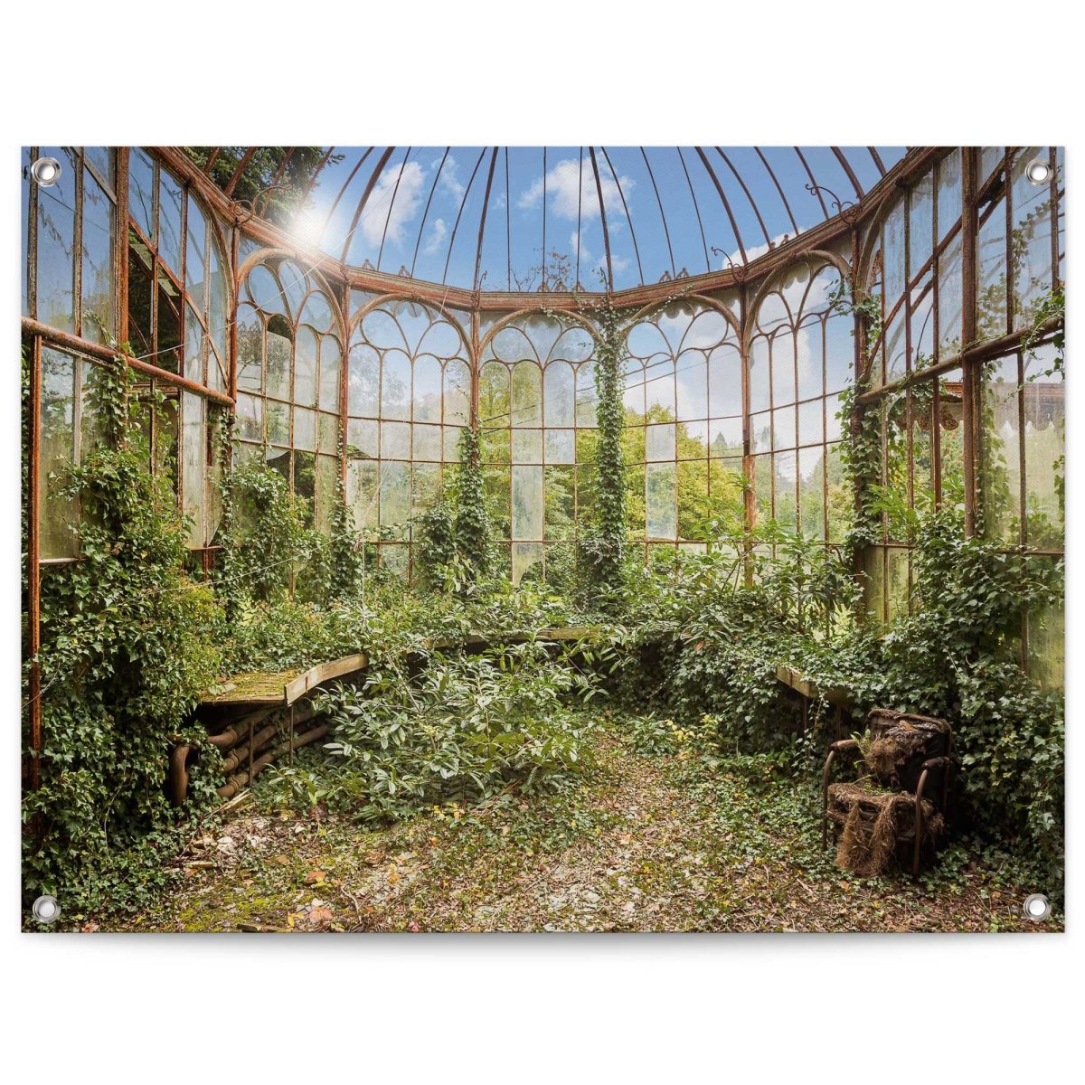 Tuinposter Tuinpaviljoen 60x80 - Reinders