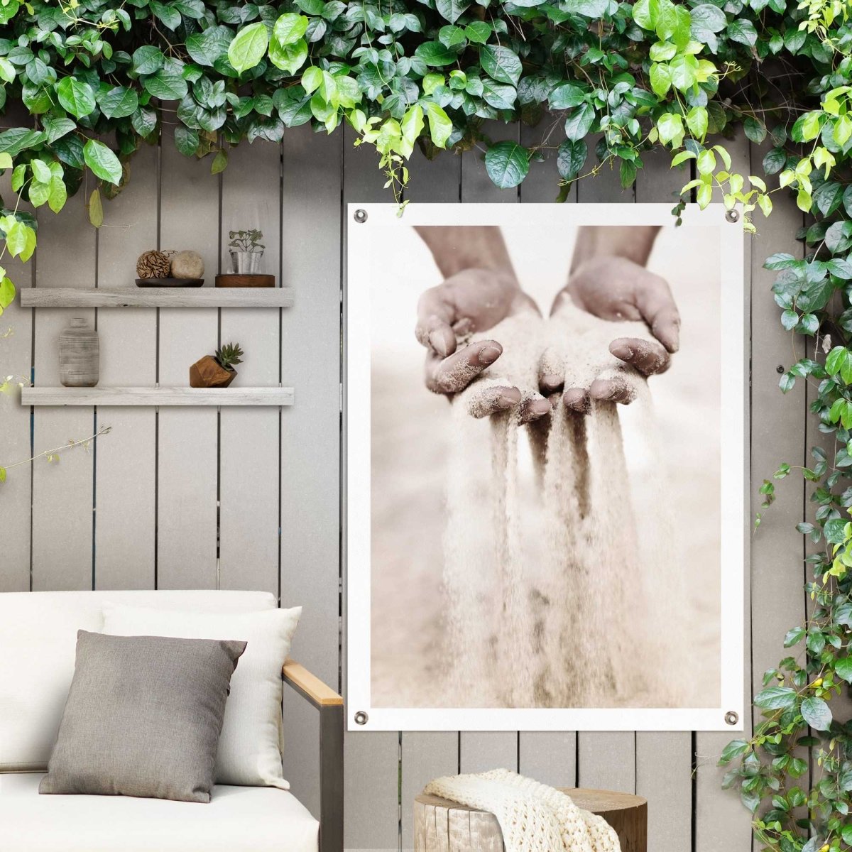 Tuinposter Zand 80x60 - Reinders