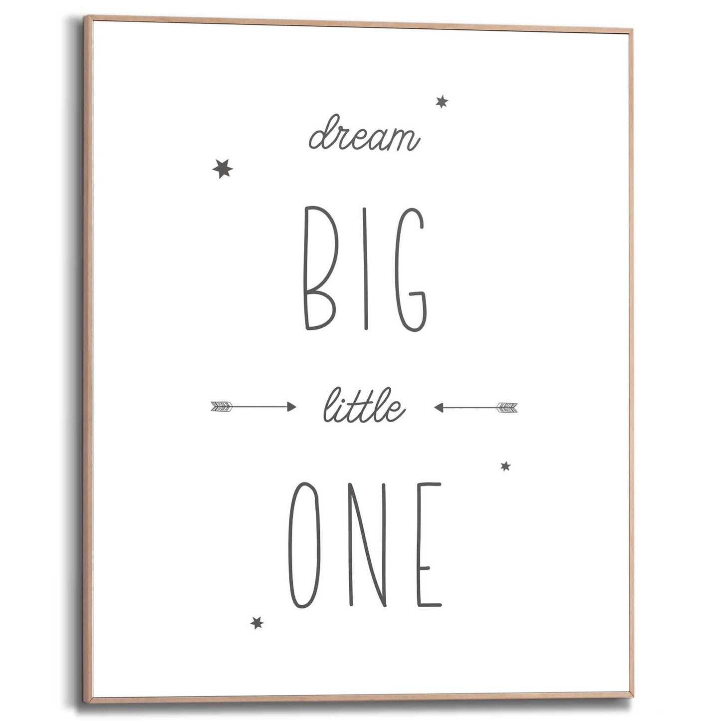 Schilderij Dream big little one 50x40