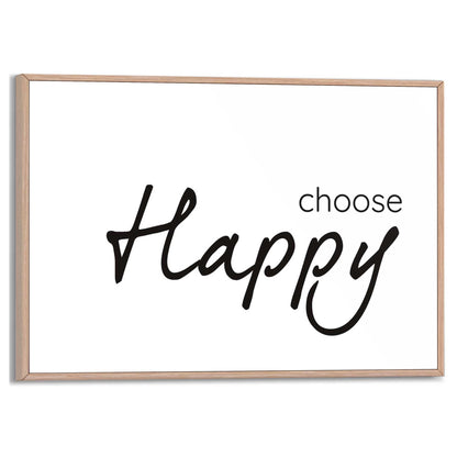 Schilderij Choose Happy 20x30