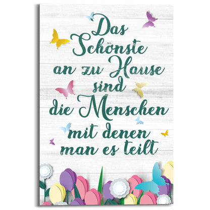 Schilderij Zu Hause 90x60