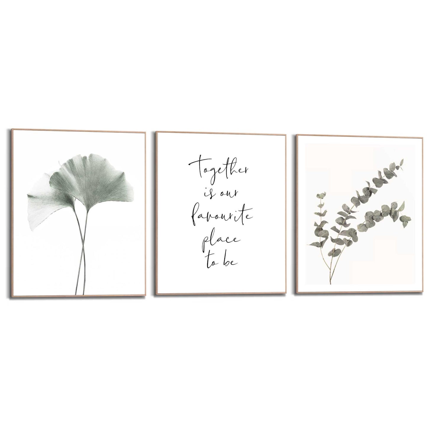 Schilderijen set Together is our favourite