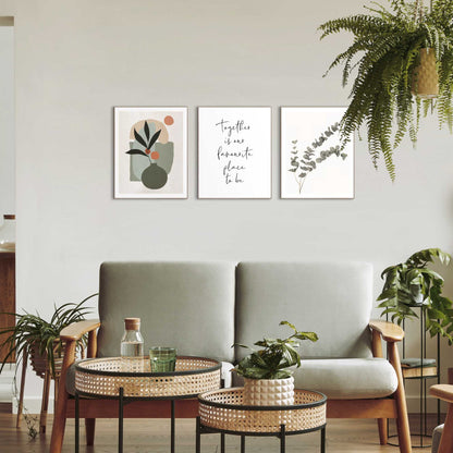 Schilderijen set Samen trendy