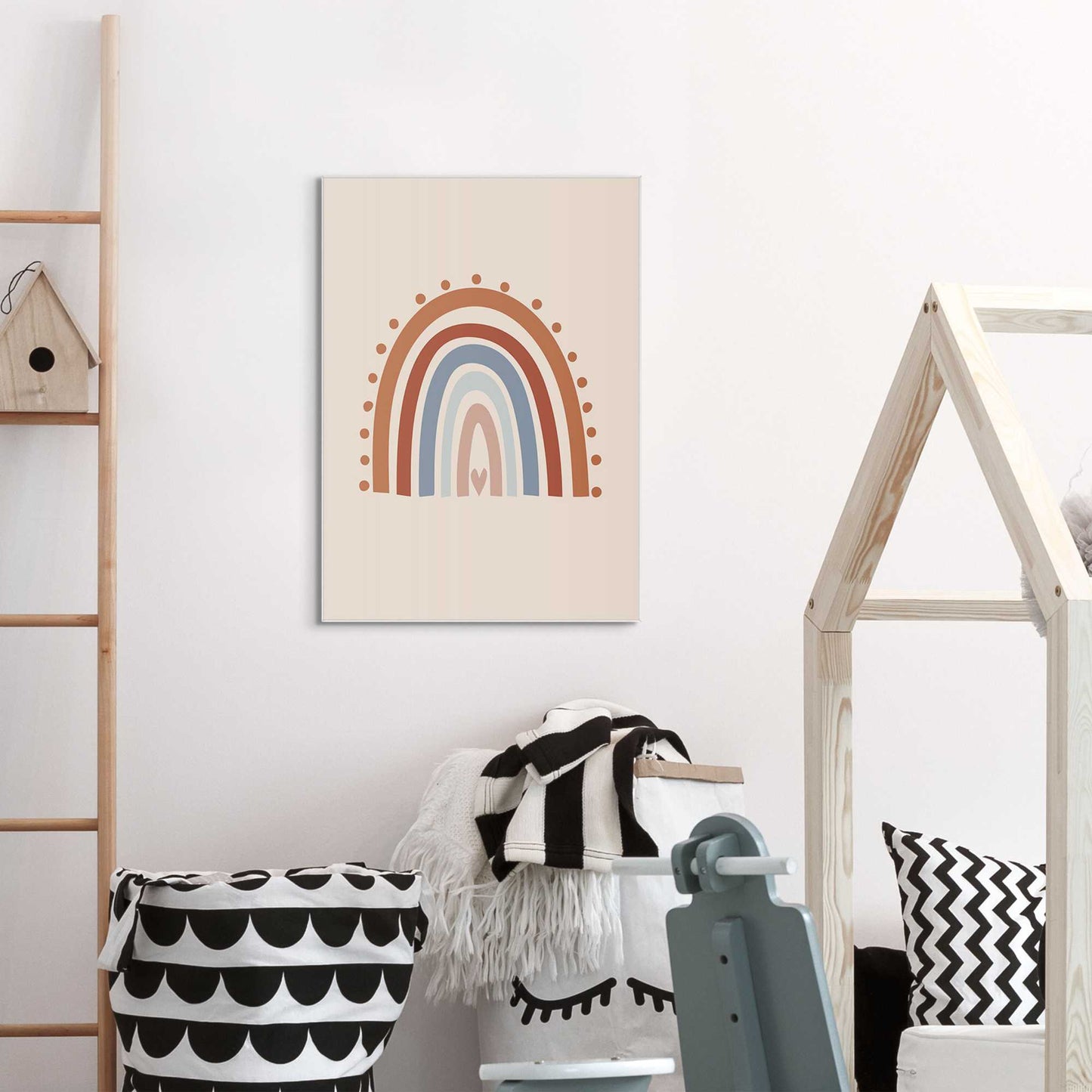 Gerahmtes Bild Regenbogen70x50