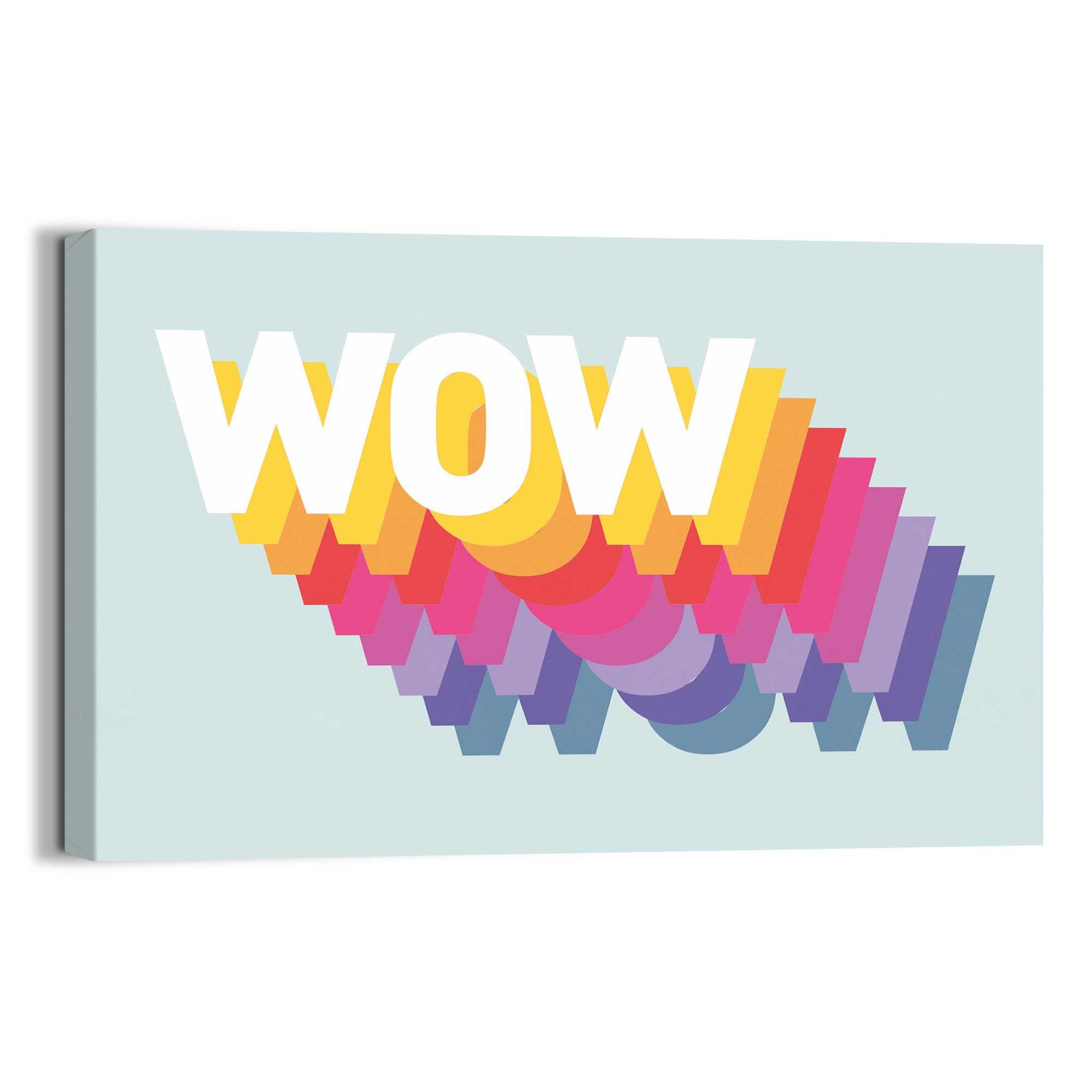 Schilderij Wow 20x30