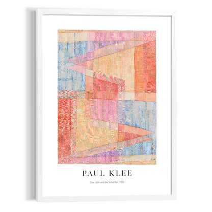 Schilderij Paul Klee Triangles 70x50