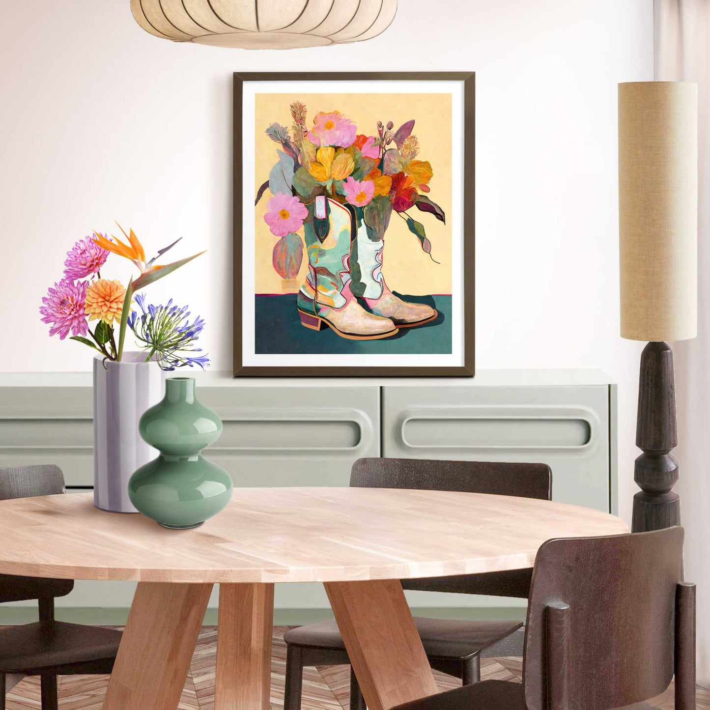 Bilderrahmen Poster 40x50 nussbaum