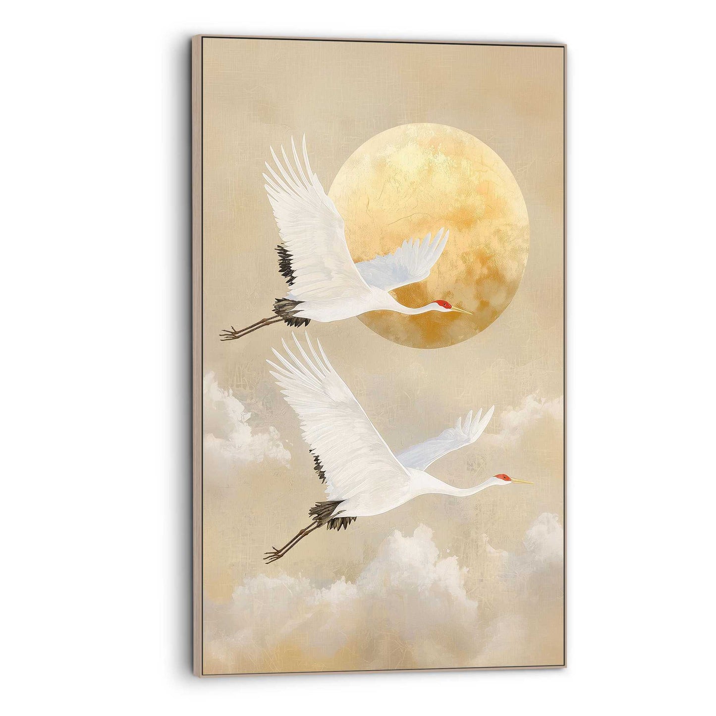 Art Frame Vogels onder de maan 118x70