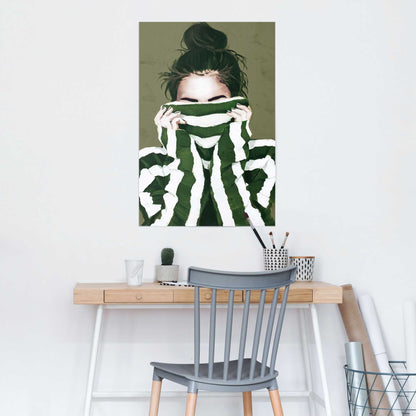 Poster Verborgen Blik 91,5x61