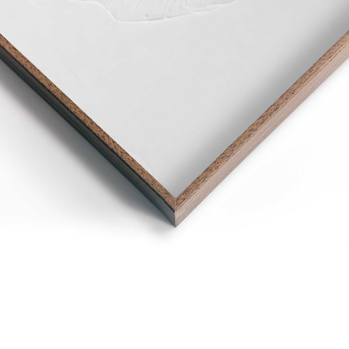 Abstracte wanddecoratie set met structuur Minimalistische bladeren 40x30 - Reliëf Art - Reinders