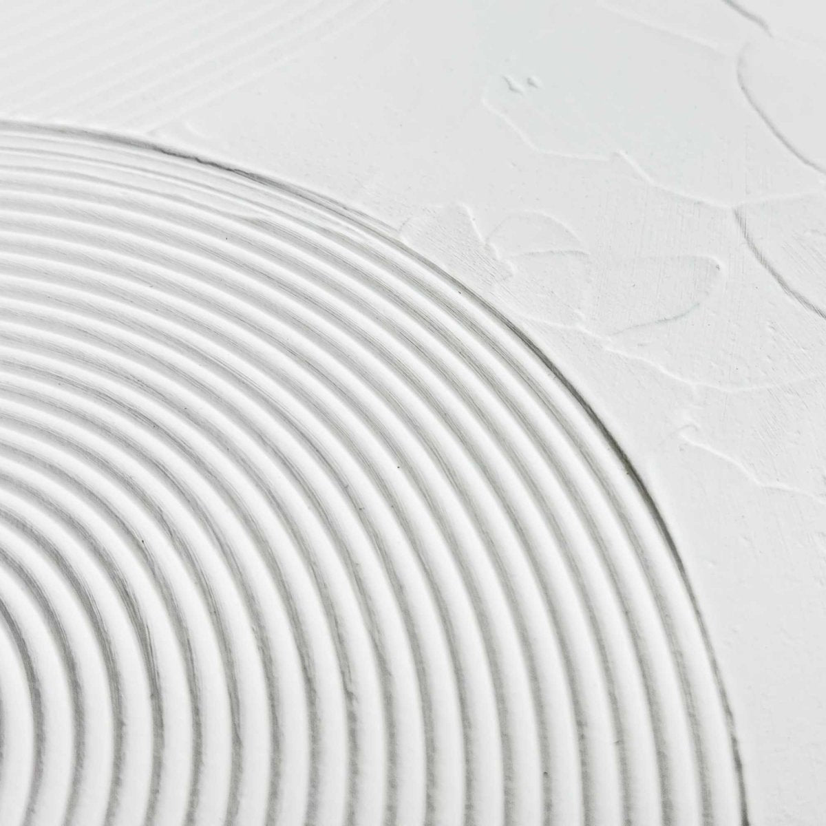 Abstracte wanddecoratie set met structuur Zwart - Wit Evenwicht 40x30 - Reliëf Art - Reinders