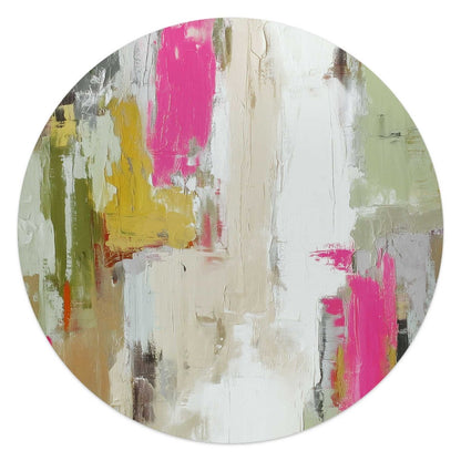 Glasschilderij Abstracte harmonie 50 Rond - Reinders