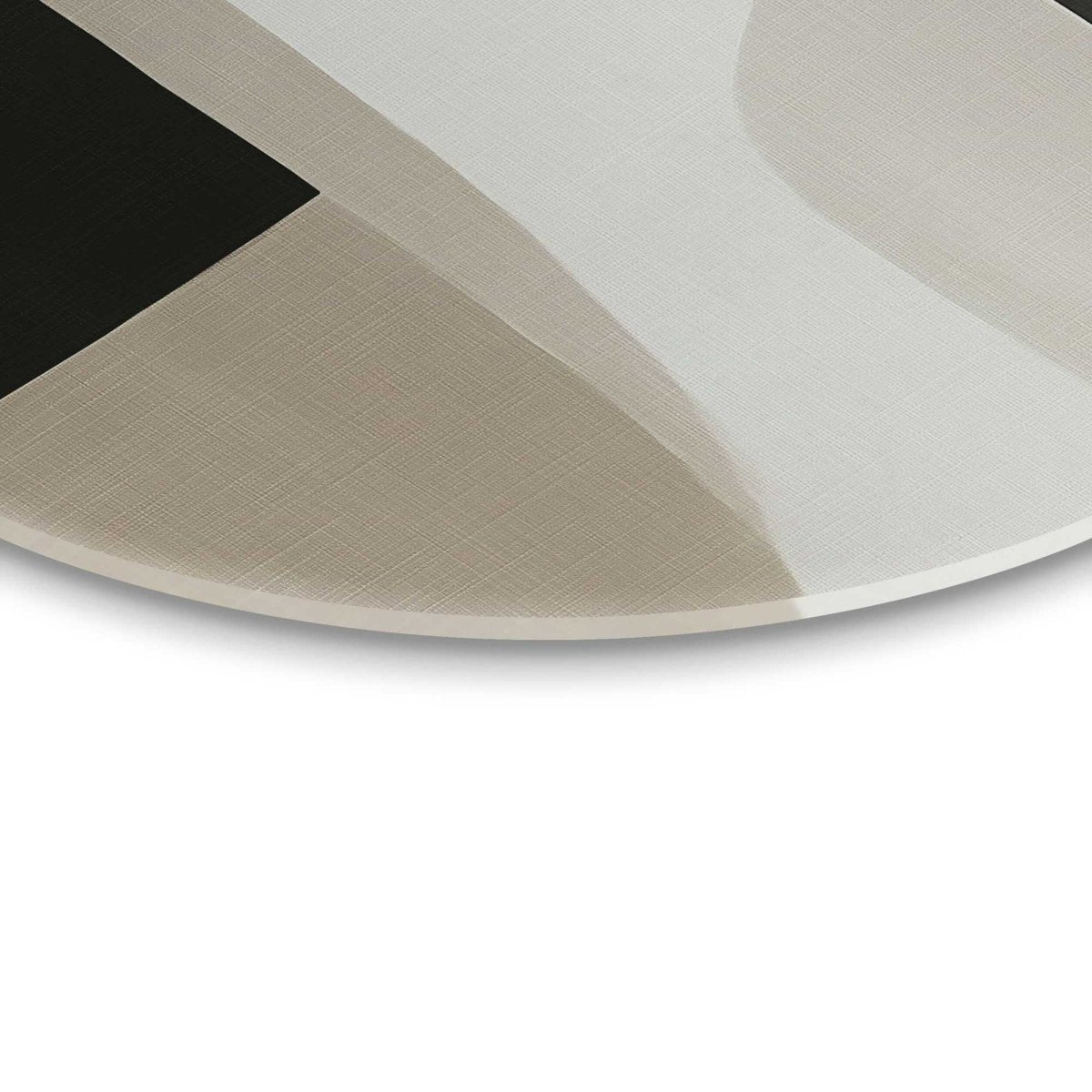 Glasschilderij Abstracte sfeer II 50 Rond - Reinders