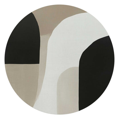 Glasschilderij Abstracte sfeer II 70 Rond - Reinders