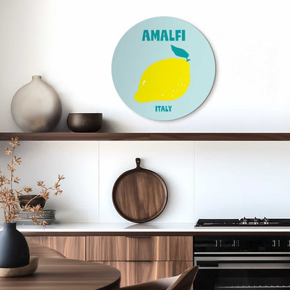 Glasschilderij Amalfi 50 Rond - Reinders