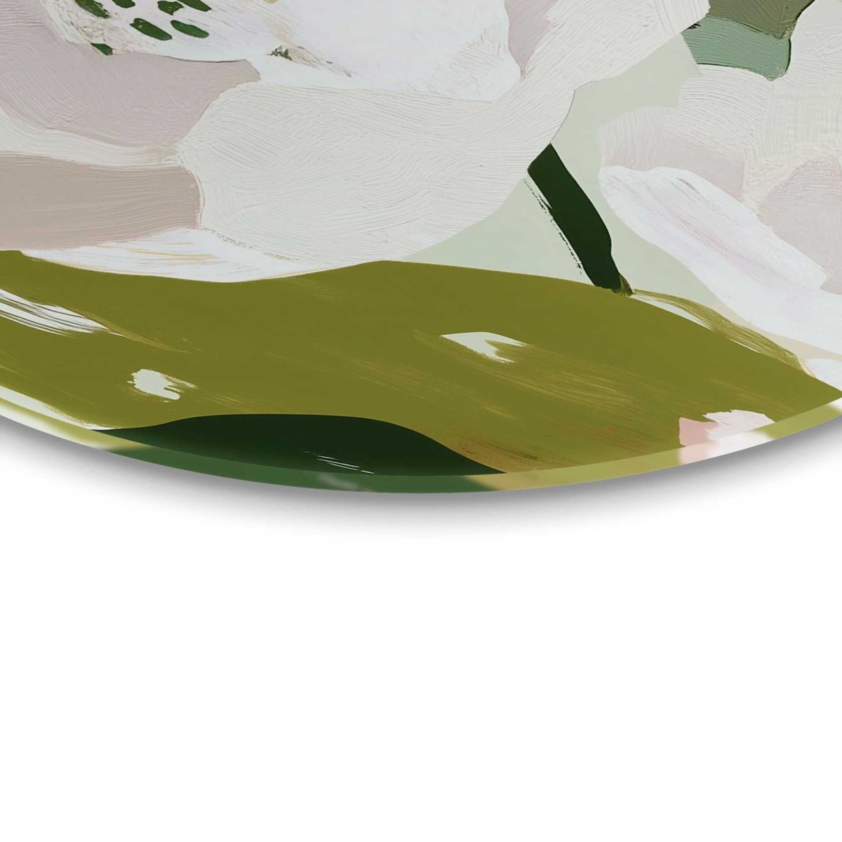 Glasschilderij Bloemen 70 Rond - Reinders