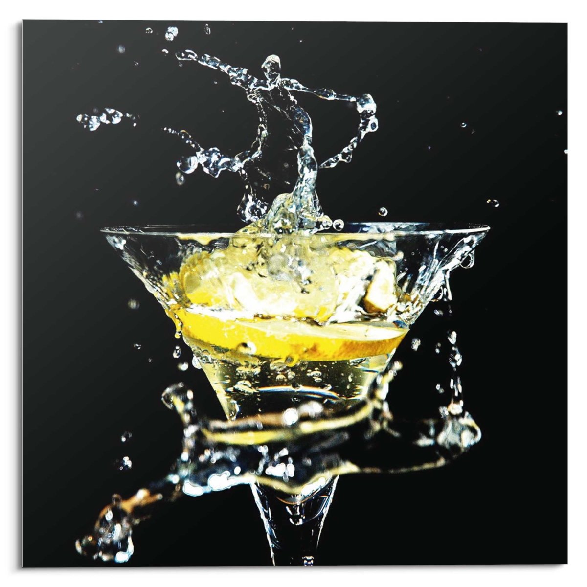 Glasschilderij Cocktail 30x30 - Reinders