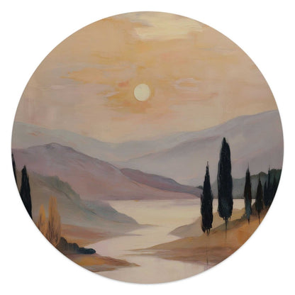 Glasschilderij Landschap I 50 Rond - Reinders