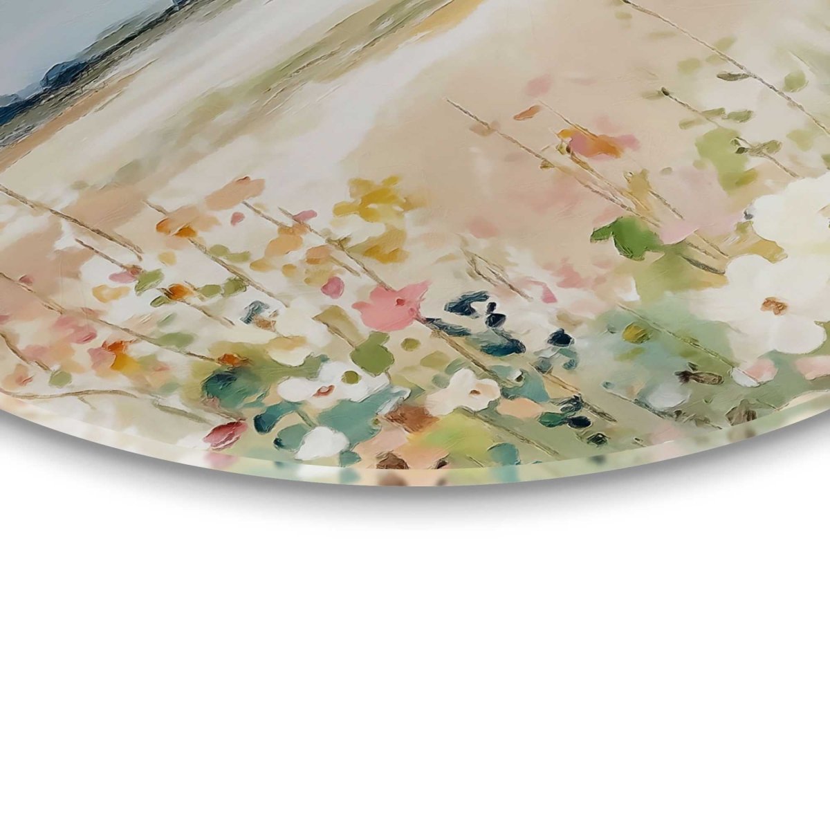 Glasschilderij Lente horizon 70 Rond - Reinders